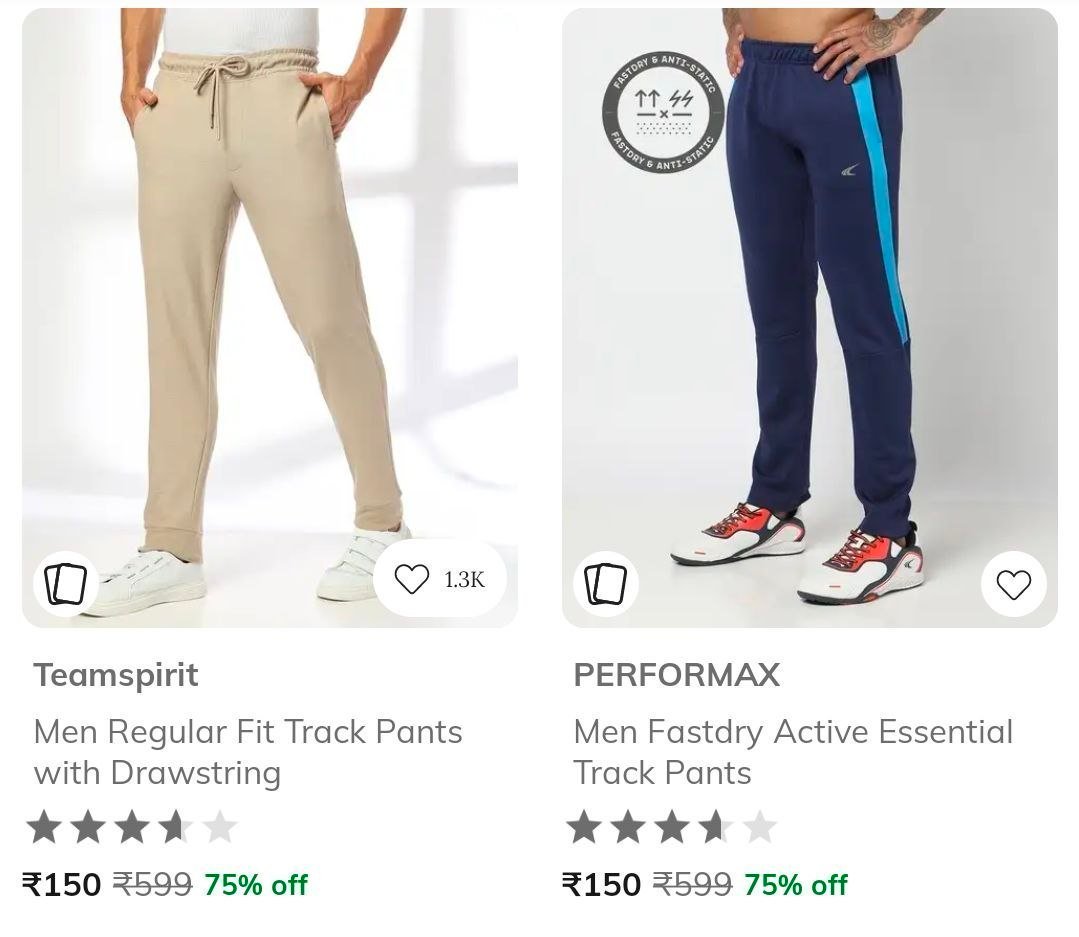 Ajio Track Pants Start At Rs 150