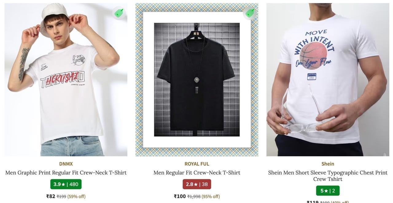 Ajio Tshirts Starts 81 Men S Women Jeans Starts 23