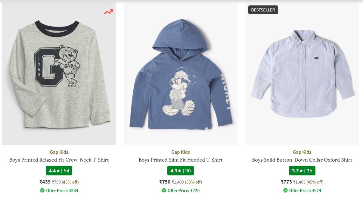 Ajio Use Gapkidsdeal To Get 78