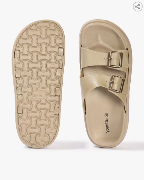 Ajio Yousta Men S Slip-on Sandals 187 Mrp 374 Save