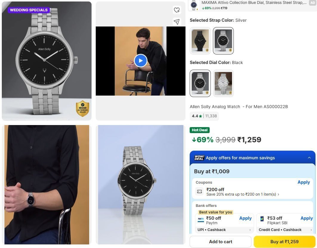 Allen Solly Analog Men Watch Supercoin