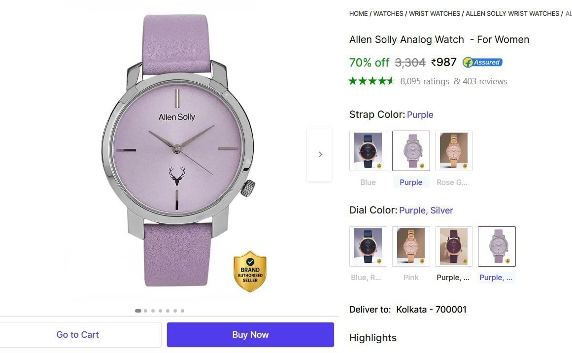 Allen Solly Analog Watch - For Women 987