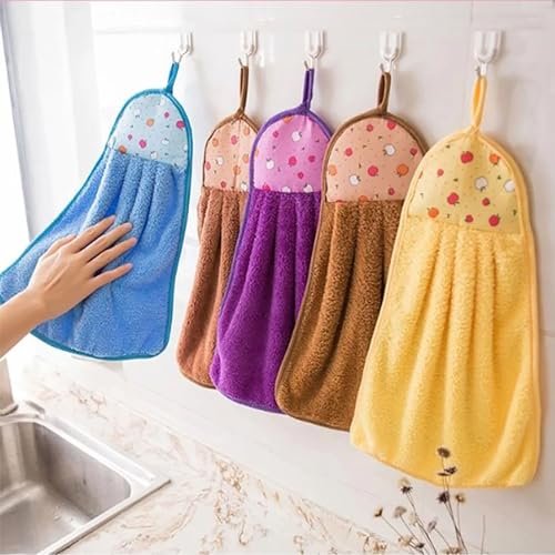 Aloud Creations 6pc Microfiber Hand Towel Sink Tow