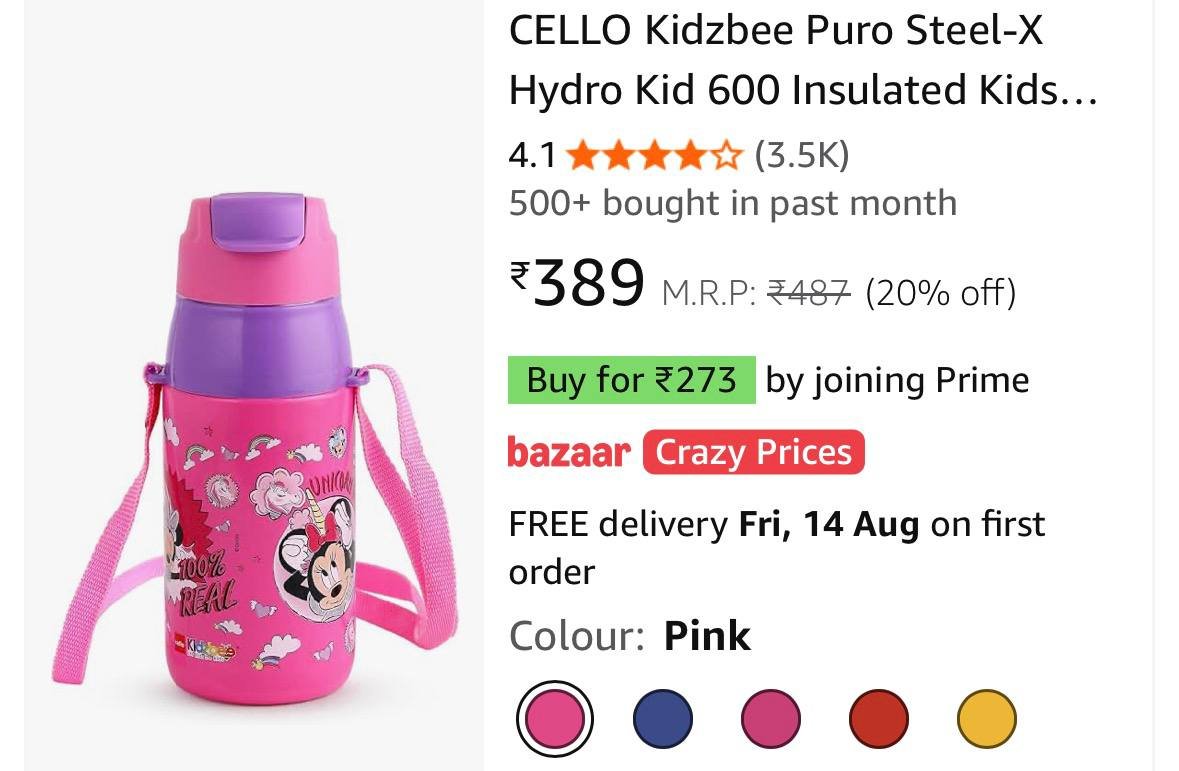 Amazon 1000 On Cello Products