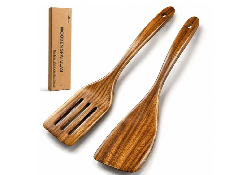 Amazon 2 Pack Wooden Spatula 93