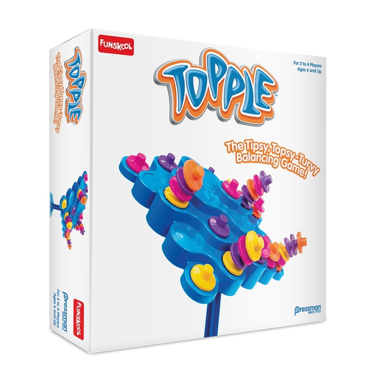 Amazon 42 On Funskool Topple Strategy Game Ju