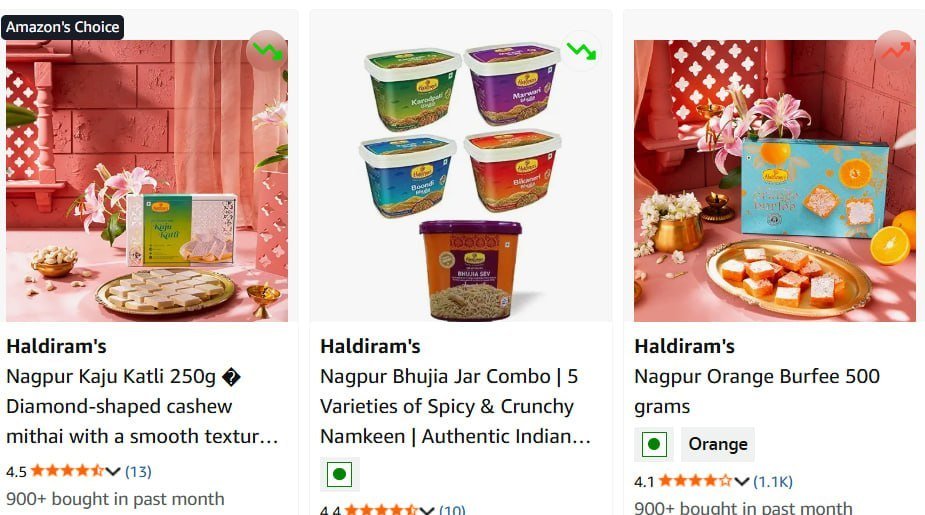 Amazon 60 On Cookies Sweets Snacks Haldiram S