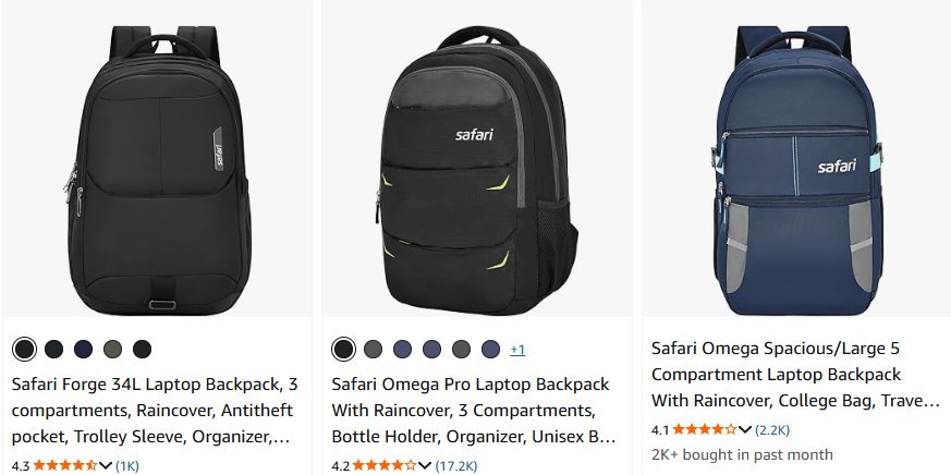 Amazon 80 On Safari Bagpacks Link