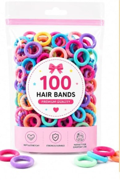 Amazon Baby Hair Ties (100 Pcs) 3