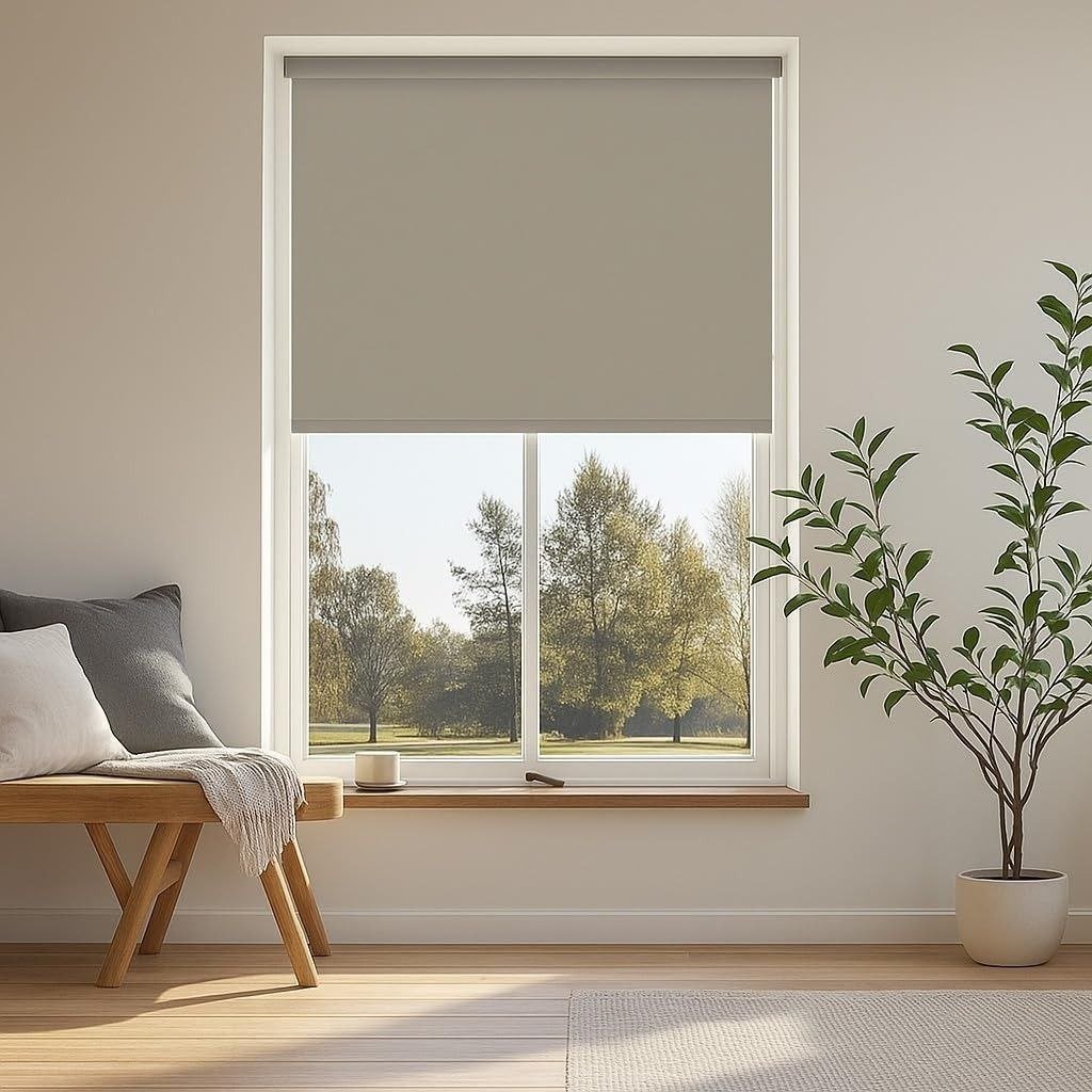 Amazon Basics 100 Blackout Roller Blinds For Windo