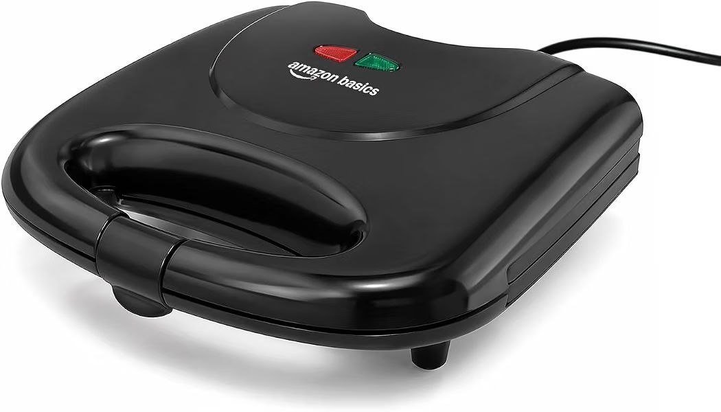 Amazon Basics 2-slice Sandwich Maker 750w Non