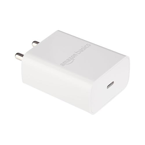 Amazon Basics 25w Compact Wall Charger Type-c Fast