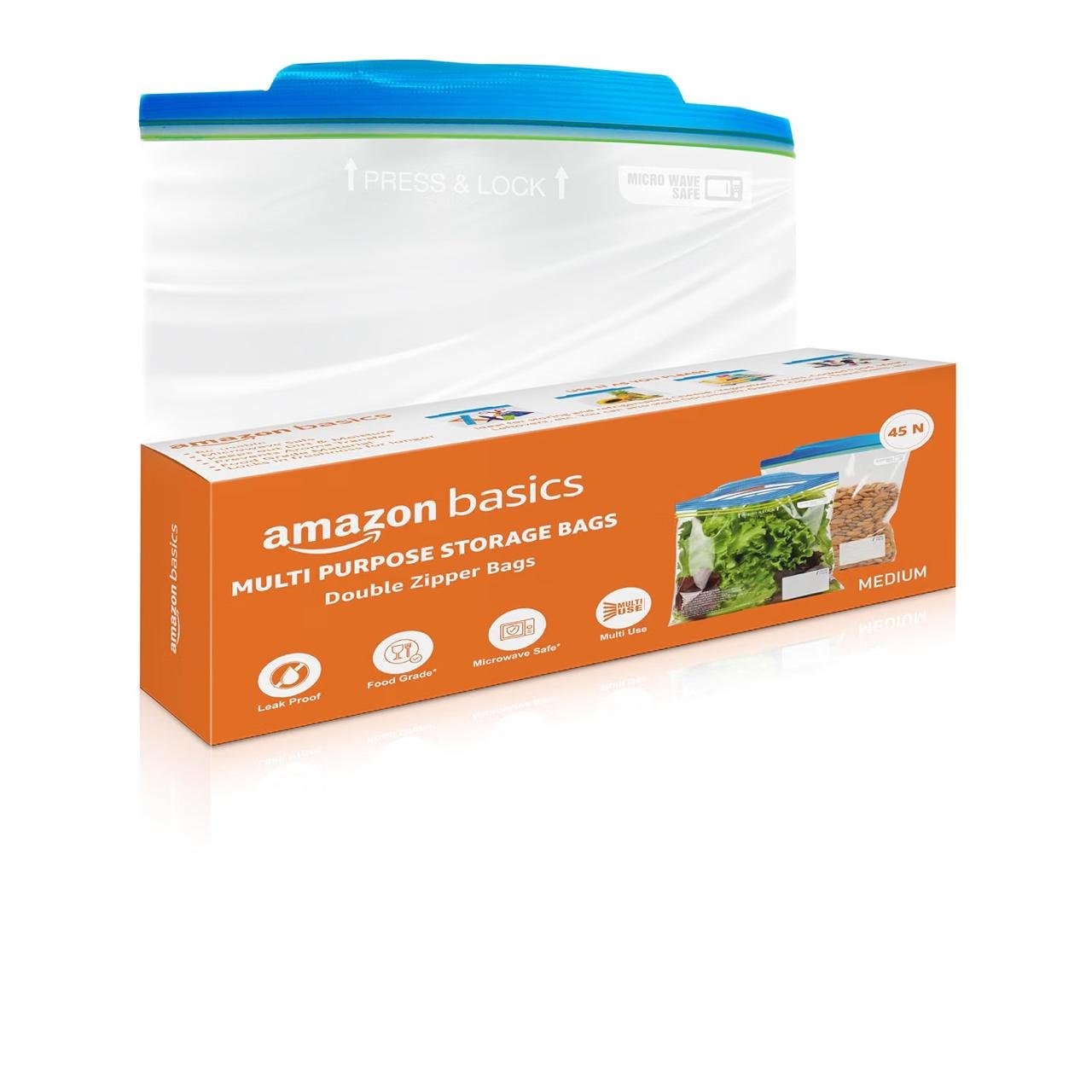 Amazon Basics - Multipurpose Zip Lock Storage
