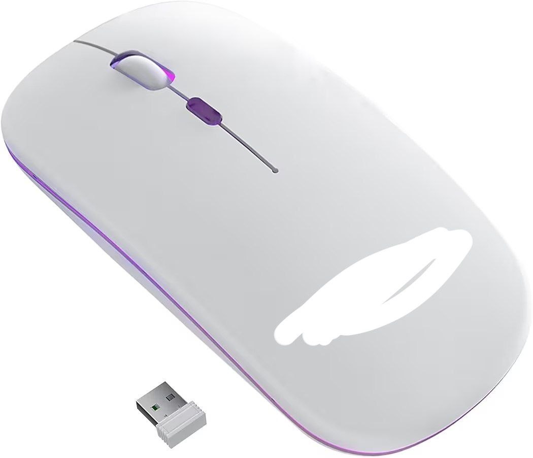 Amazon Basics Rechargeable Wireless Mouse Wit