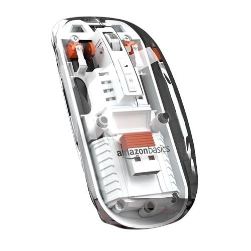 Amazon Basics Transparent Bluetooth Wireless 