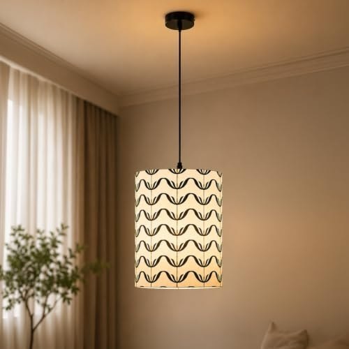 Amazon Basics Wavy Pendant Lamp - With E14 Holder 