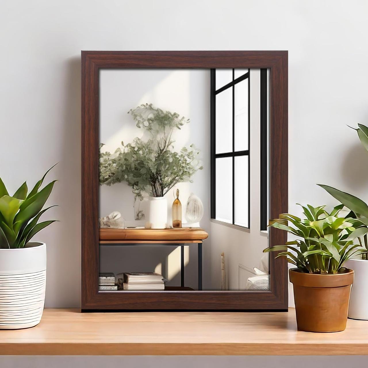 Amazon Basics Wood Exquisite Wall Mirror Vers