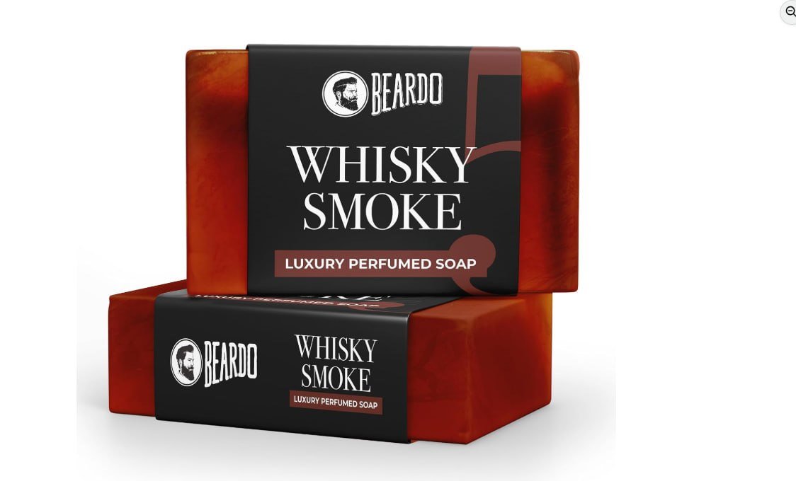 Amazon Beardo Whisky Smoke Perfumed Luxury Soap Fo
