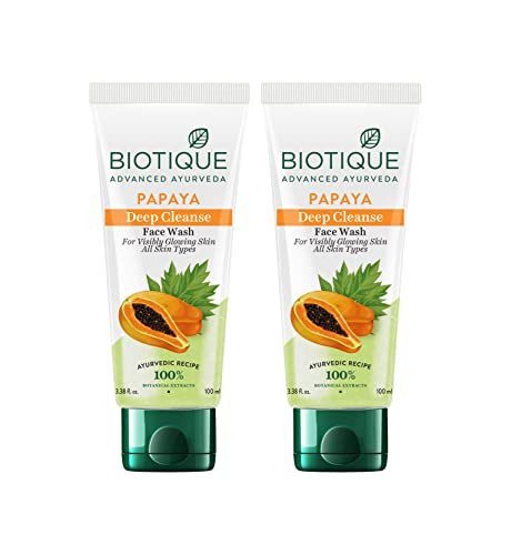Amazon Biotique Papaya Deep Cleanse Face Wash