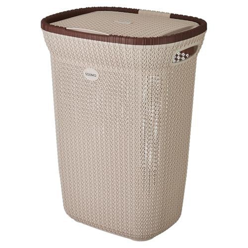 Amazon Brand - Solimo Plastic Knit Laundry Ba