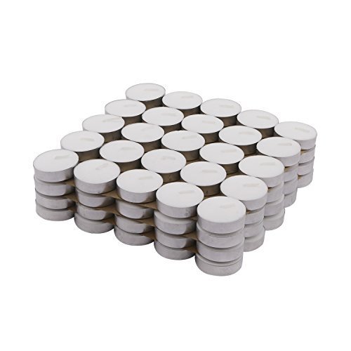 Amazon Brand - Solimo Wax Tealight Candles (s