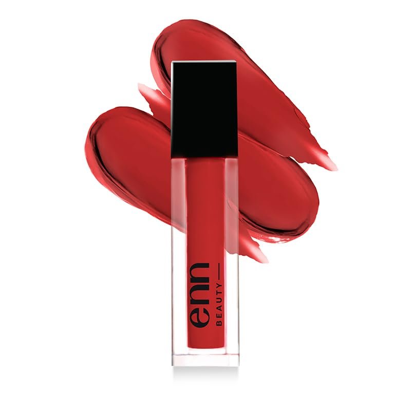 Amazon Enn Beauty Semi Matte Red Liquid Lipst