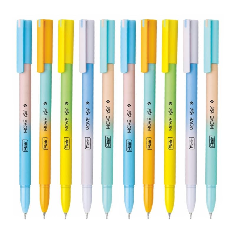 Amazon Flair Move Gel Pen (set Of 10) 85