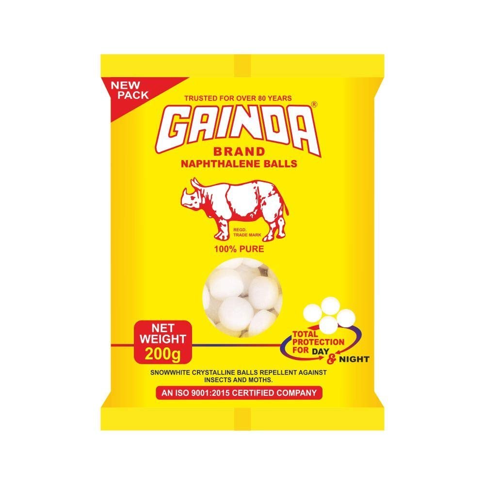 Amazon Gainda Naphthalene Balls (200 Gm) 74 Min Bu