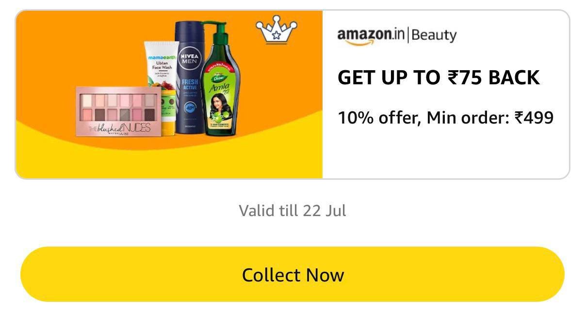 Amazon Get 10 75 On Beauty Products Collect