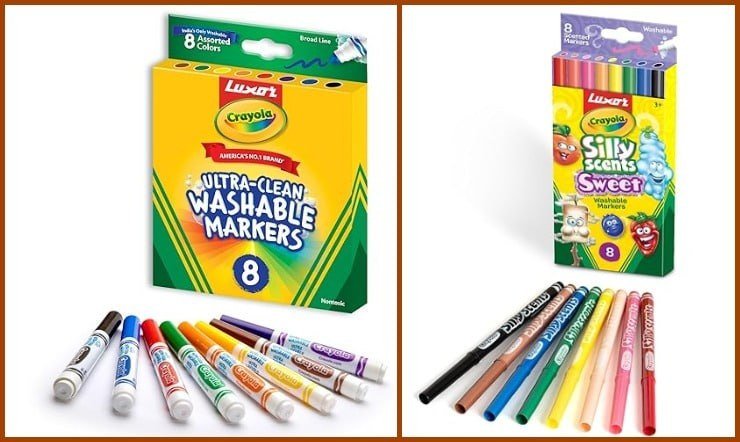Amazon Grab 30 On Luxor Crayola Markersultra-