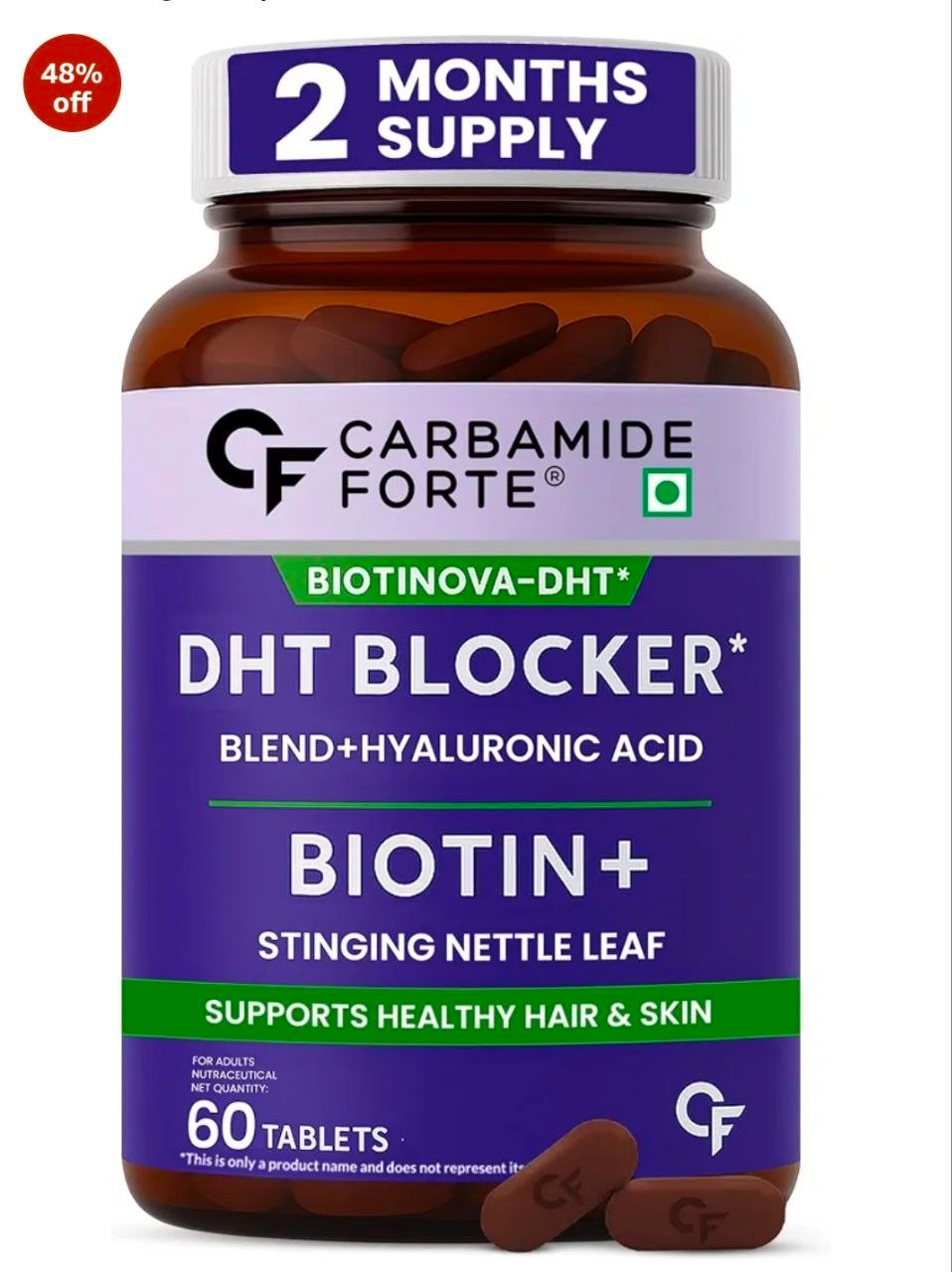 Amazon Grab Cf Dht Blocker With Biotin - 60 C