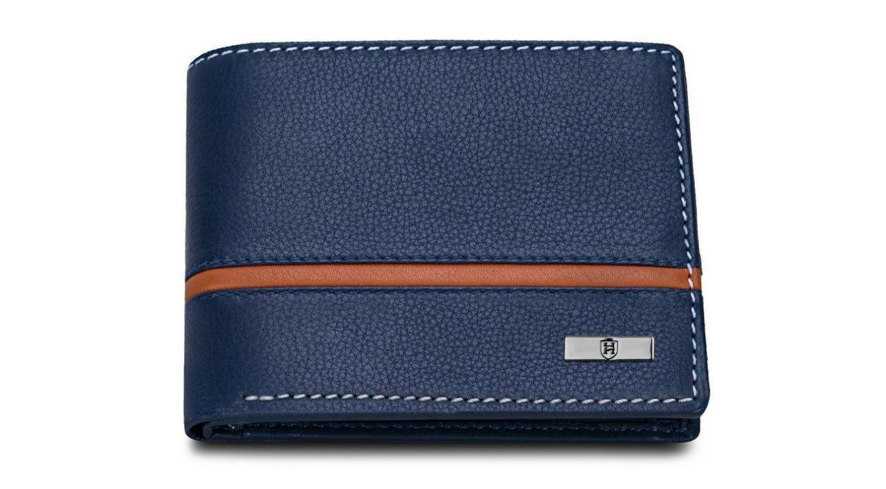 Amazon Hornbull Denial Navy Leather Wallet Fo