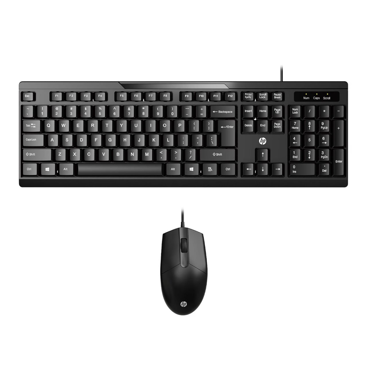 Amazon Hp Km120 Wired Mouse And Keyboard Comb