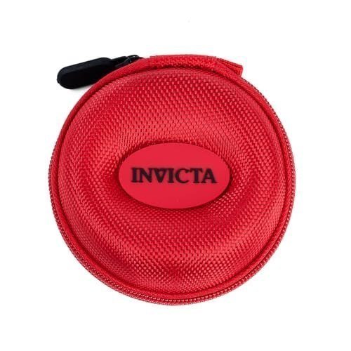 Amazon Invicta Single Watch Travel Zipper Red