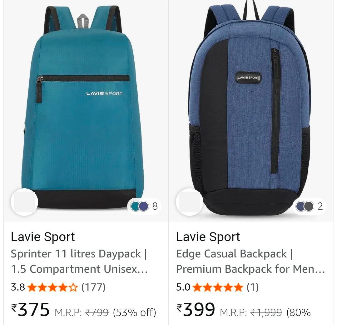 Amazon Lavie Sport Backpacks Starting From 37