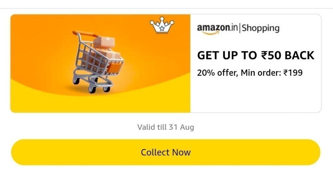 Amazon New Shopping 250 Pe 50 Collect - User 