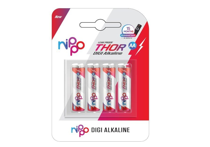 Amazon Nippo Thor Aa Batteries Pack Of 4 69