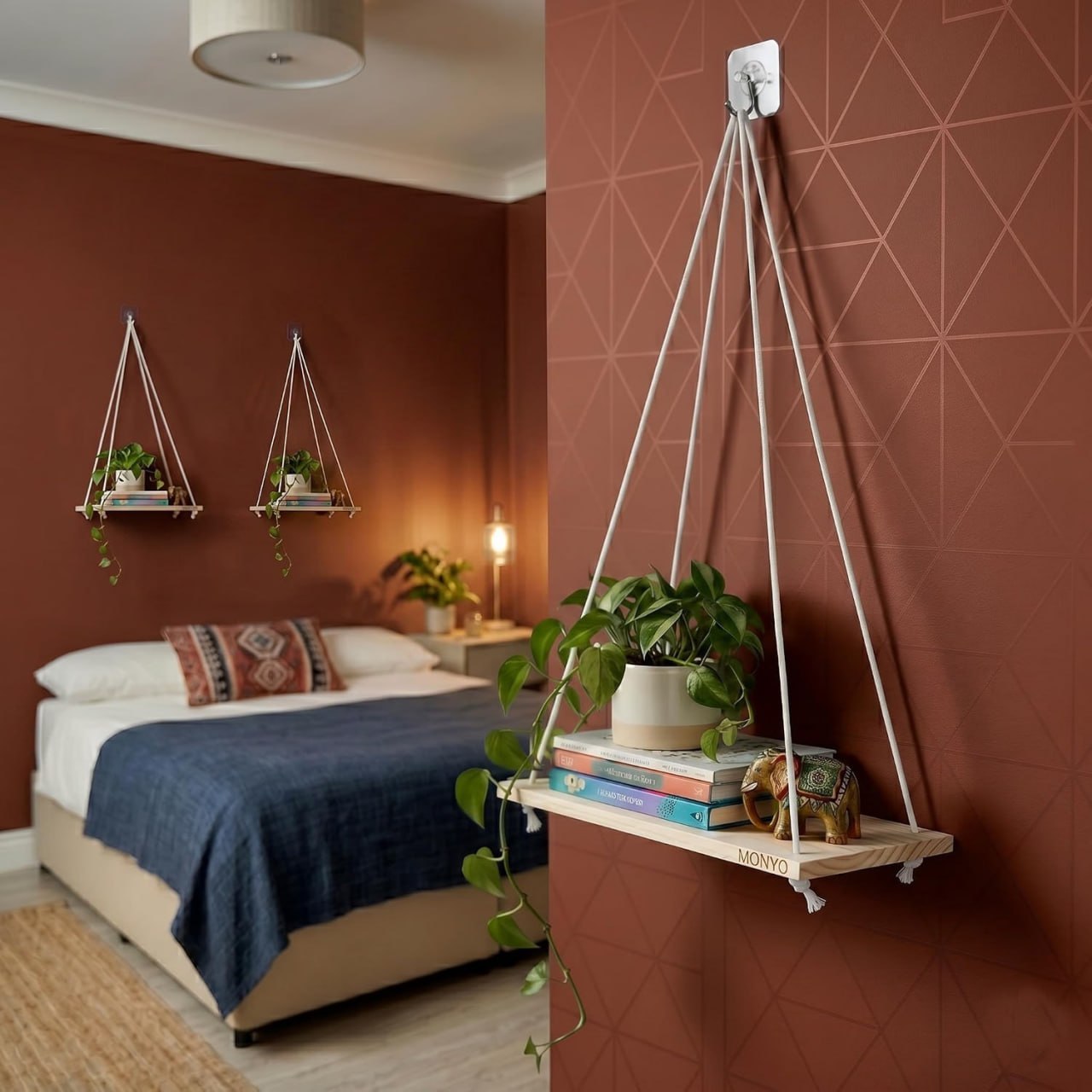 Amazon No-drill Wall Hanging Shelf 99 Min Buy - 2