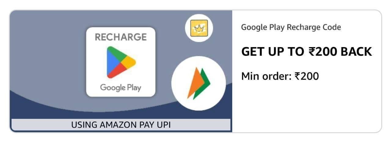 Amazon Pay 200 Cashback On Purchase Of Google