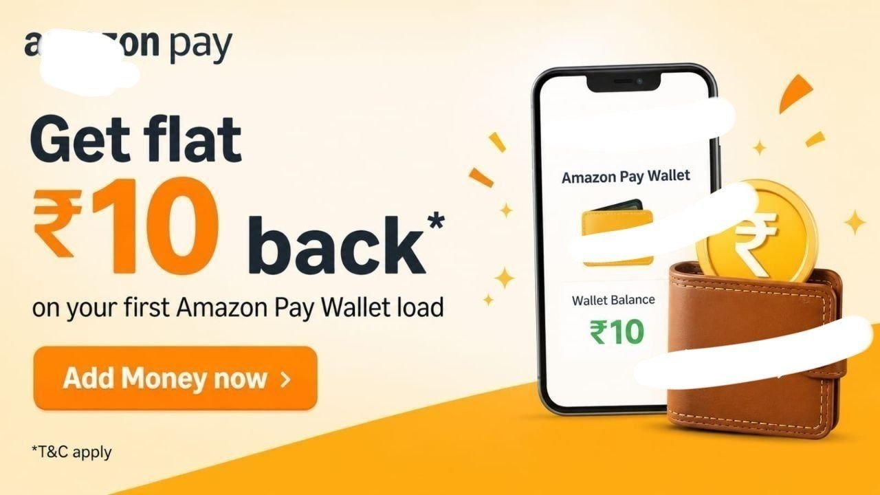 Amazon Pay Loot Your First Wallet Load 10 Cas