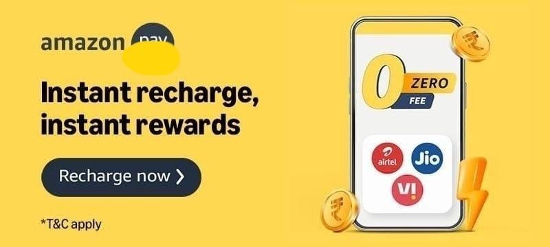Amazon Pay Recharge Your Mobile Getupto 50