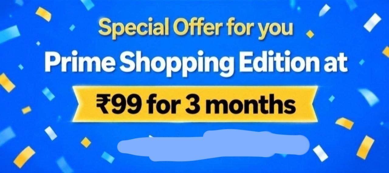 Amazon Prime Shopping Edition 99 For 3 Months