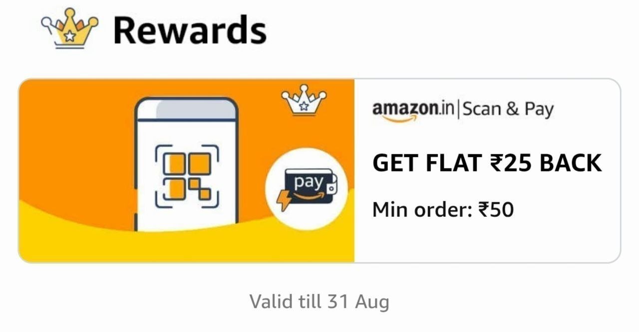 Amazon Scan Pay Money Collect Mini 50 Or More
