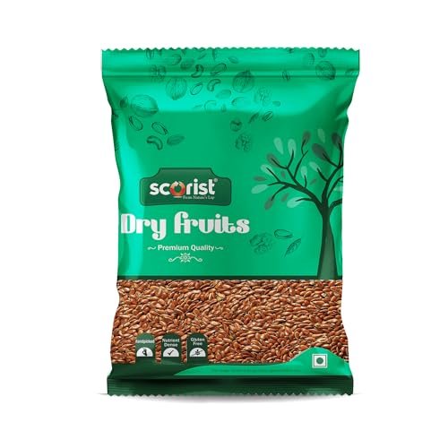 Amazon Scorist Premium Flax Seeds 500g Alsi Seeds 