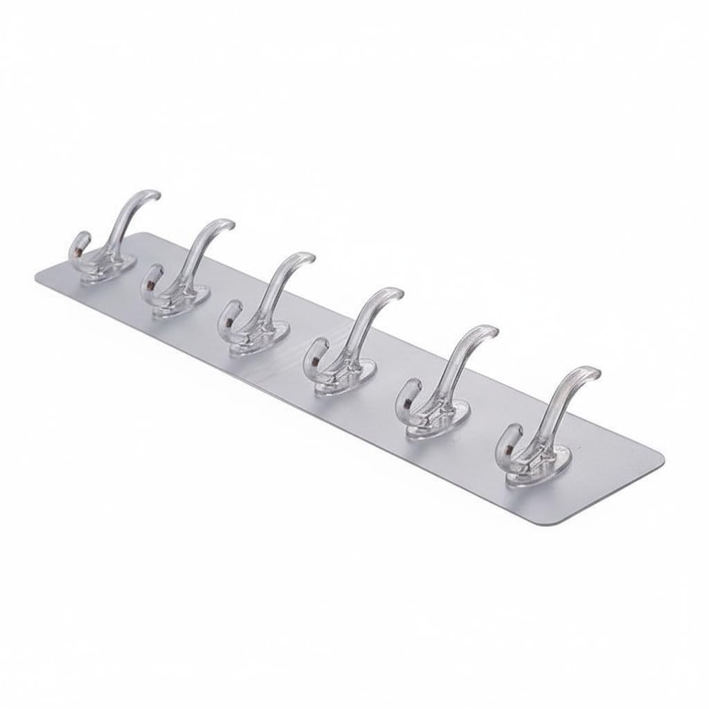 Amazon Self Adhesive Pvc Wall Hanger 6 Hook 9