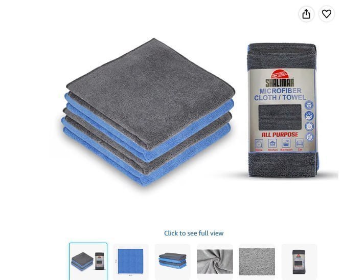 Amazon Shalimar Multi-purpose Microfiber Soft Clea