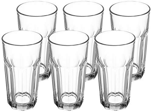 Amazon Solimo High Ball Glasses Set Of 6 (325
