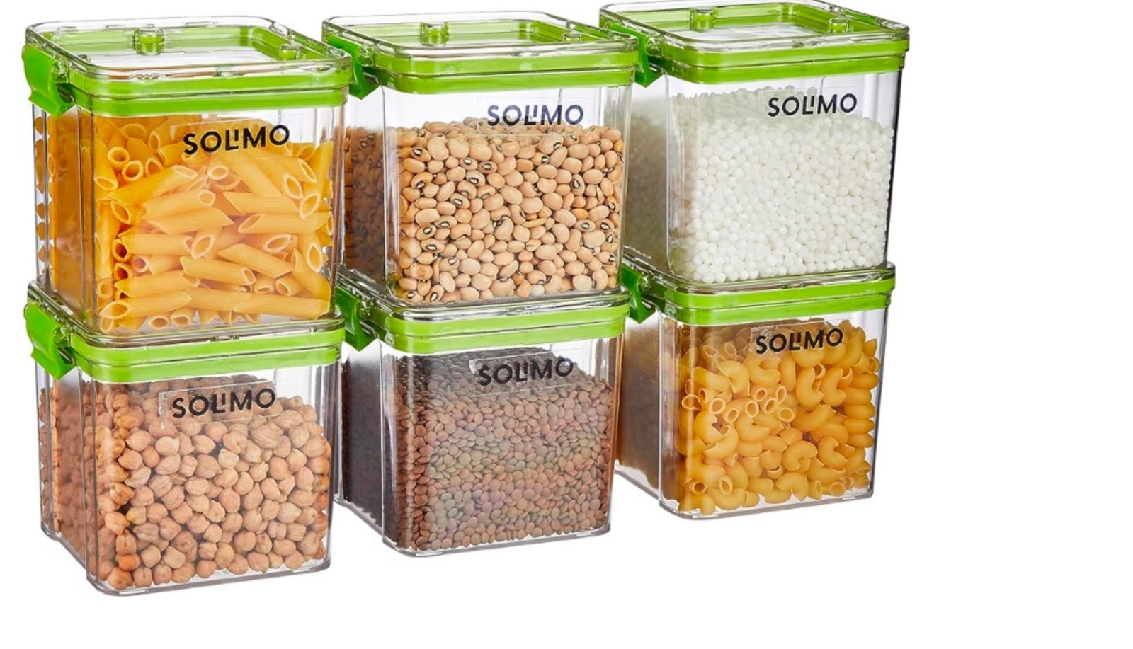 Amazon Solimo Plastic Multipurpose Airtight Contai