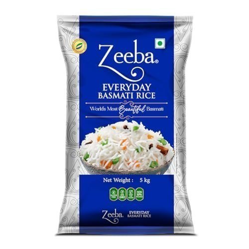 Amazon Zeeba Everyday Basmati Rice 5 Kg Perfect Fo