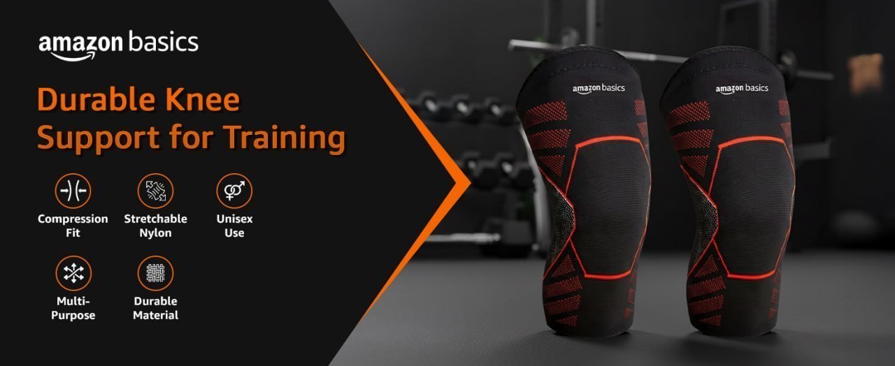 Amazonbasics Nylon Knee Support (s) 164
